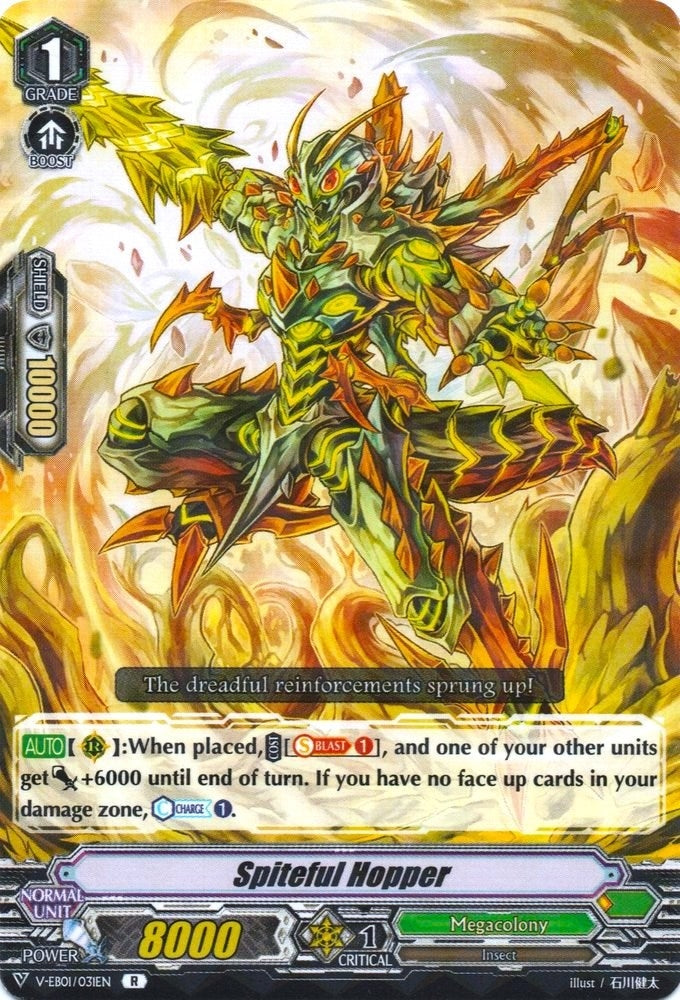 Image for Spiteful Hopper (V-EB01: The Destructive Roar) (V-EB01/031EN) - Cardfight Vanguard