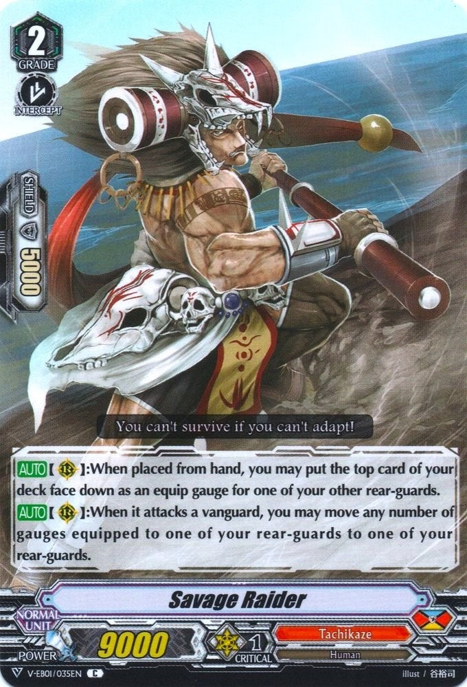 Image for Savage Raider (V-EB01: The Destructive Roar) (V-EB01/035EN) - Cardfight Vanguard