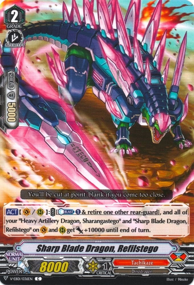 Image for Sharp Blade Dragon, Refilstego (V-EB01: The Destructive Roar) (V-EB01/036EN) - Cardfight Vanguard