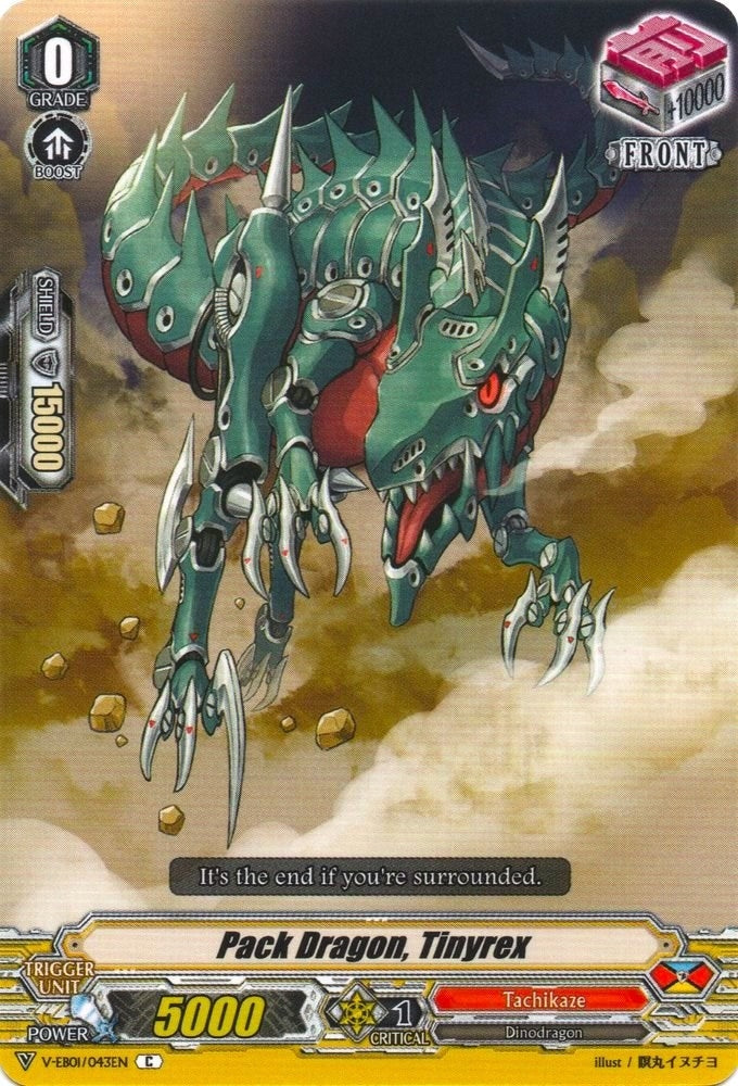 Image for Pack Dragon, Tinyrex (V-EB01: The Destructive Roar) (V-EB01/043EN) - Cardfight Vanguard
