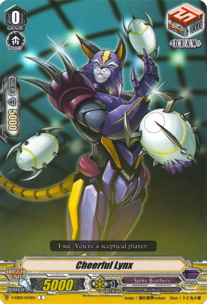 Image for Cheerful Lynx (V-EB01: The Destructive Roar) (V-EB01/054EN) - Cardfight Vanguard