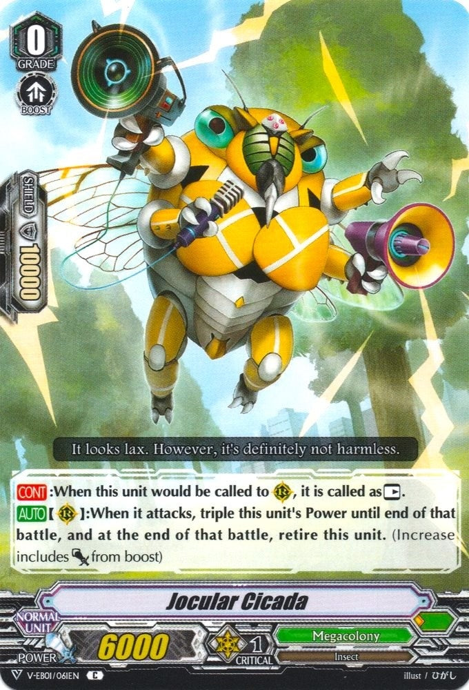 Image for Jocular Cicada (V-EB01: The Destructive Roar) (V-EB01/061EN) - Cardfight Vanguard
