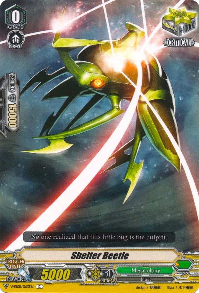 Image for Shelter Beetle (V-EB01: The Destructive Roar) (V-EB01/063EN) - Cardfight Vanguard