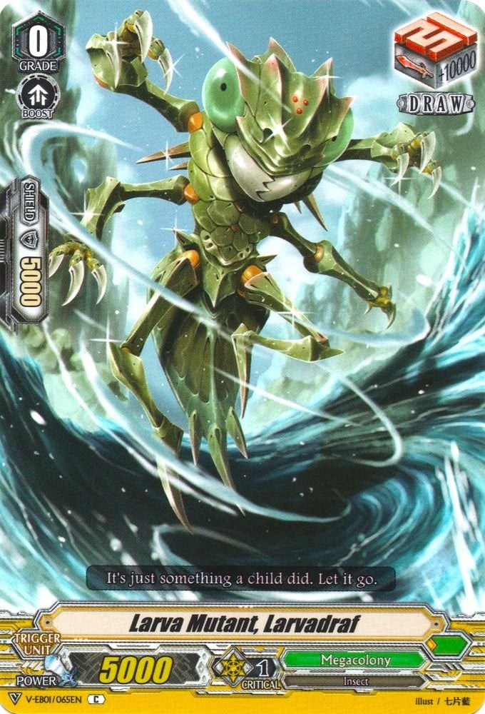 Image for Larva Mutant, Larvadraf (V-EB01: The Destructive Roar) (V-EB01/065EN) - Cardfight Vanguard