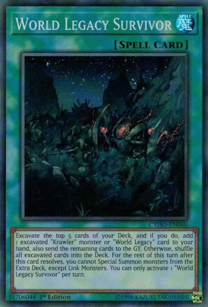 Image for World Legacy Survivor (Cybernetic Horizon) (CYHO-EN060) - YuGiOh