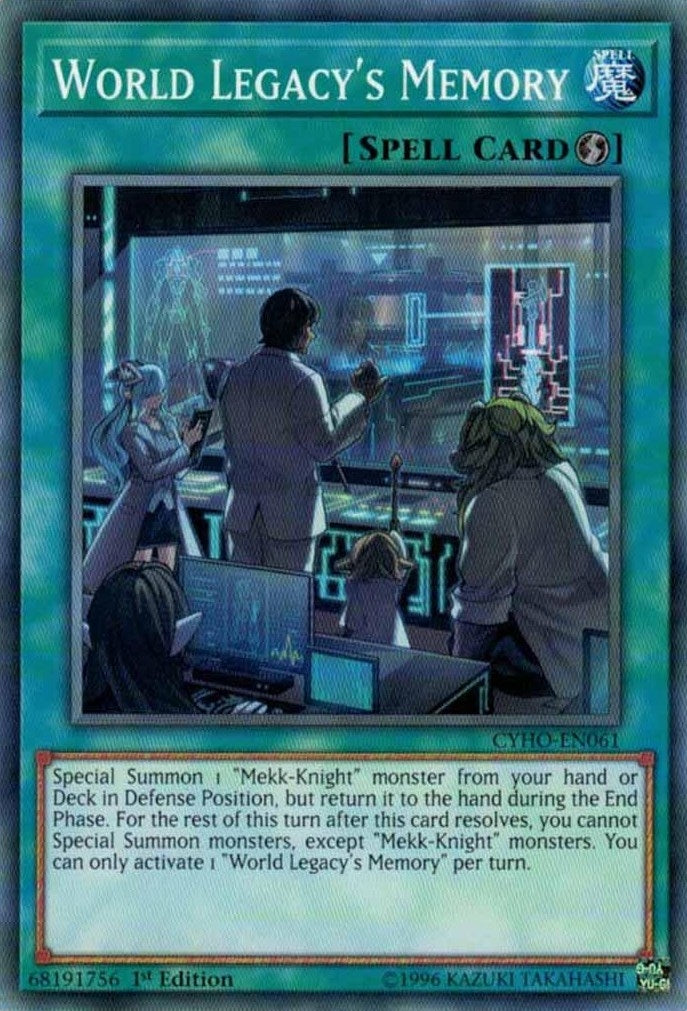 Image for World Legacy's Memory (Cybernetic Horizon) (CYHO-EN061) - YuGiOh