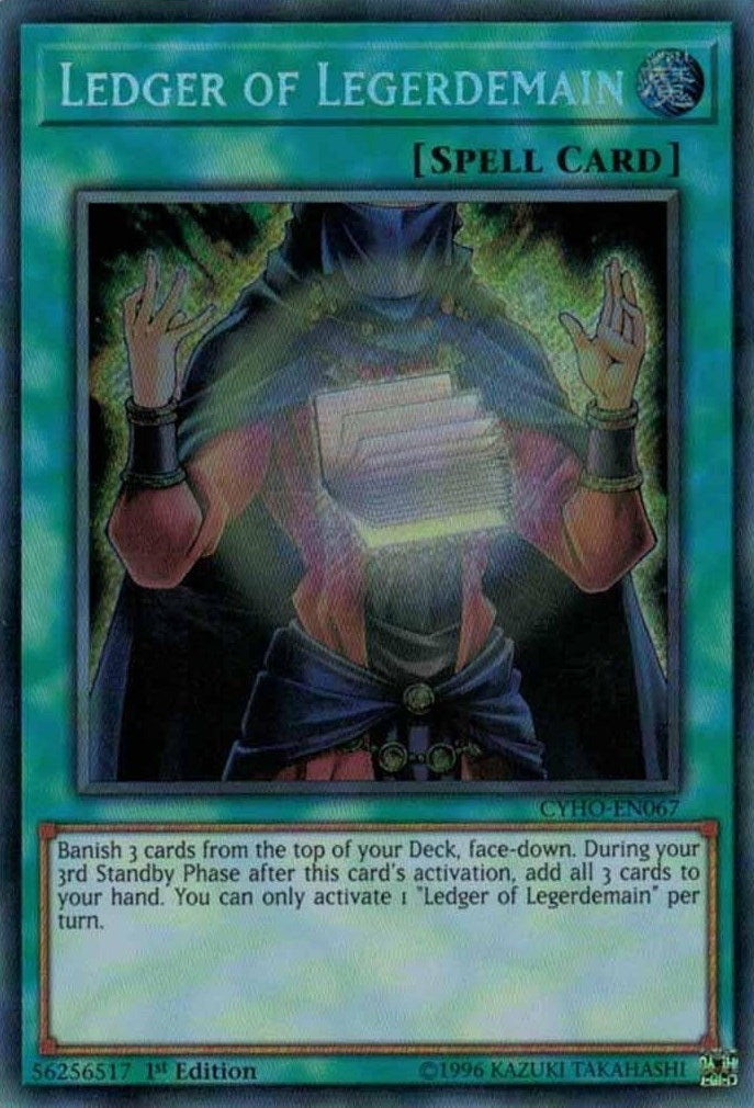 Image for Ledger of Legerdemain (Cybernetic Horizon) (CYHO-EN067) - YuGiOh
