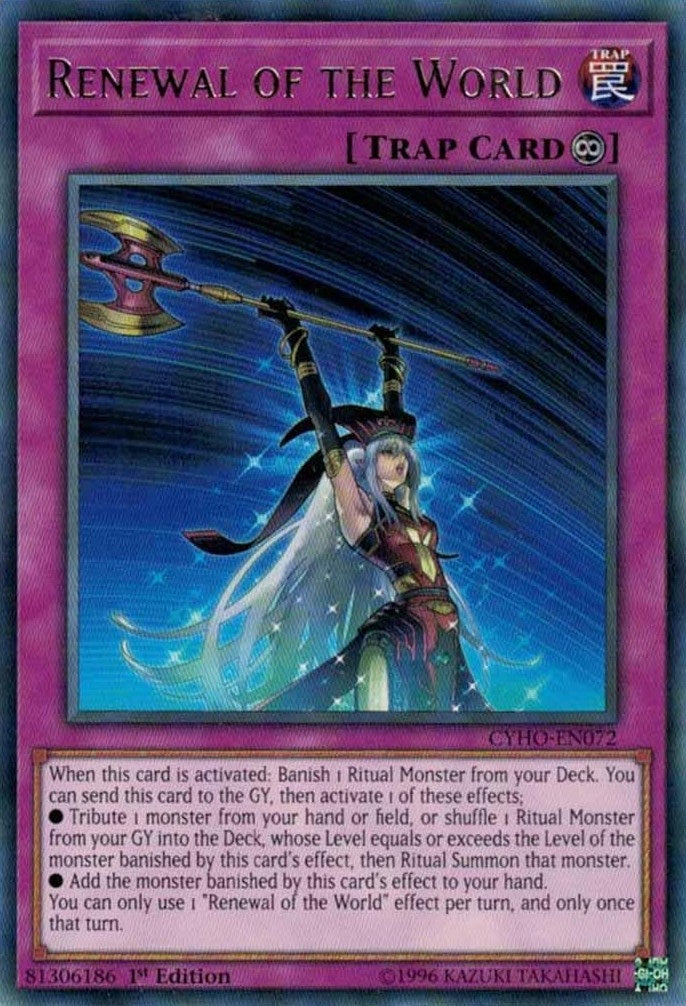 Image for Renewal of the World (Cybernetic Horizon) (CYHO-EN072) - YuGiOh