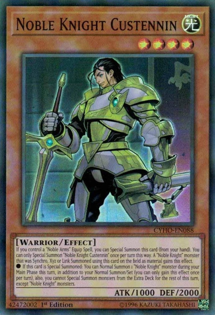 Image for Noble Knight Custennin (Cybernetic Horizon) (CYHO-EN088) - YuGiOh