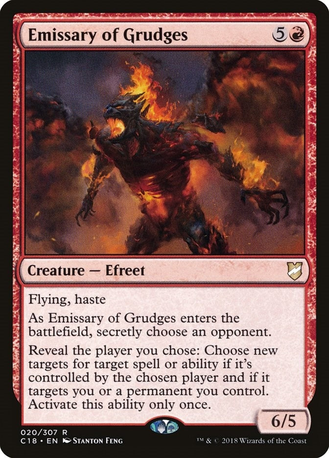 Image for Emissary of Grudges (Commander 2018) (20) - Magic: The Gathering