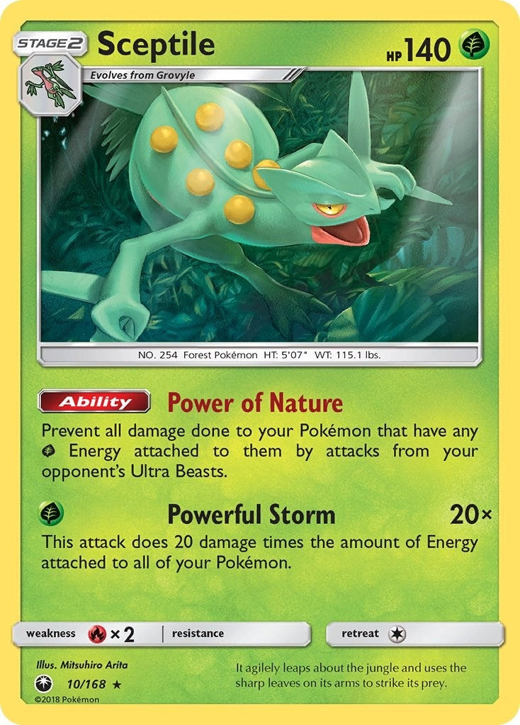Image for Sceptile (SM - Celestial Storm) (10/168) - Pokemon
