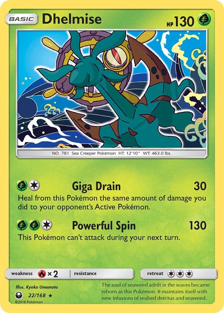 Image for Dhelmise (SM - Celestial Storm) (22/168) - Pokemon