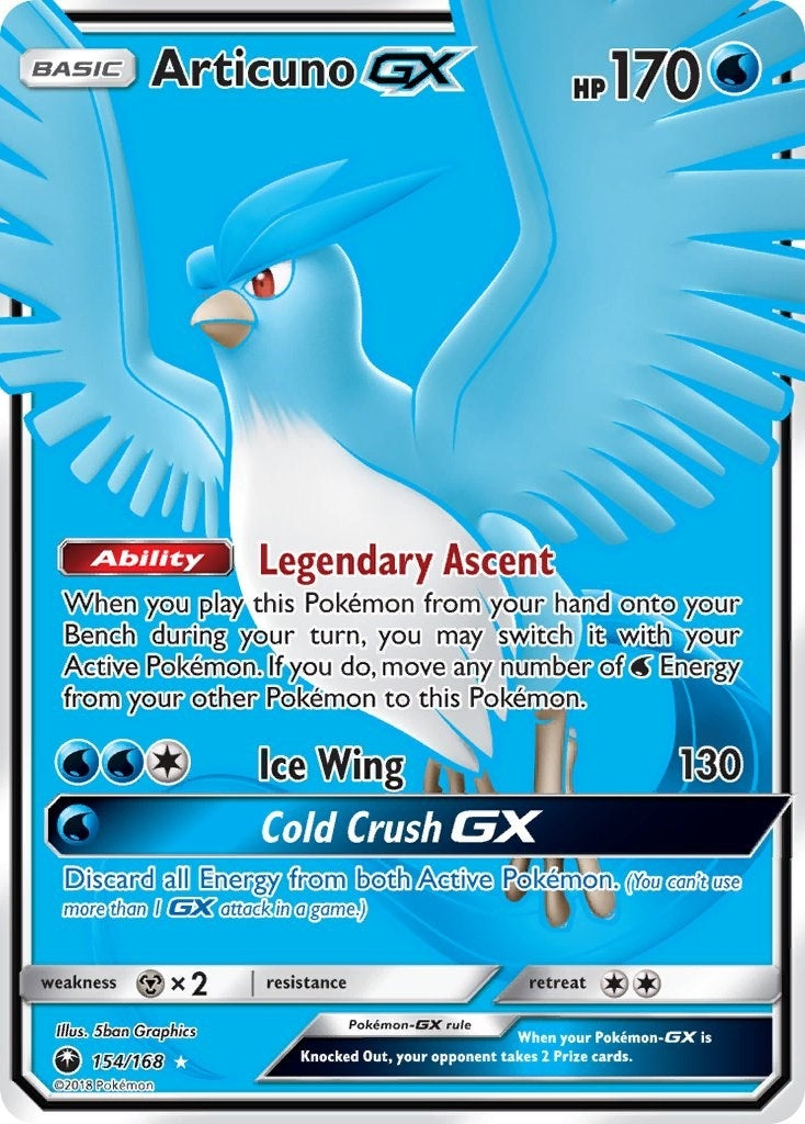 Image for Articuno GX (Full Art) (SM - Celestial Storm) (154/168) - Pokemon