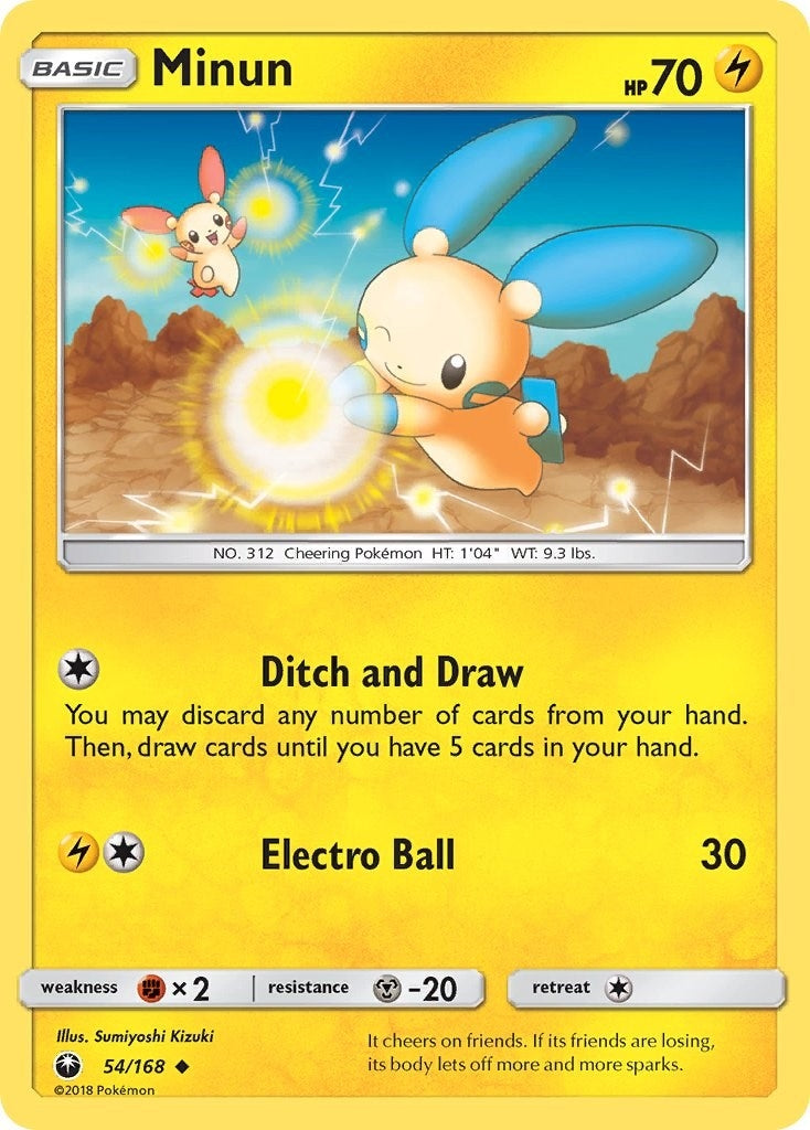 Image for Minun (SM - Celestial Storm) (54/168) - Pokemon
