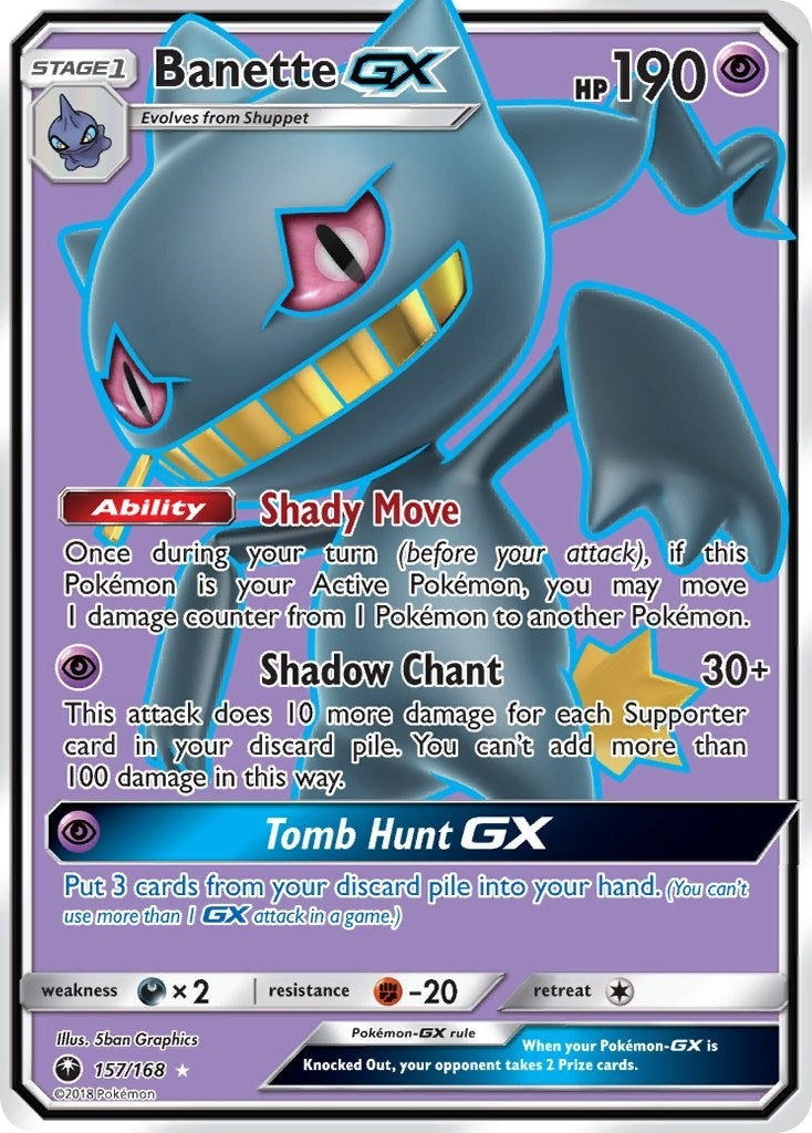 Image for Banette GX (Full Art) (SM - Celestial Storm) (157/168) - Pokemon