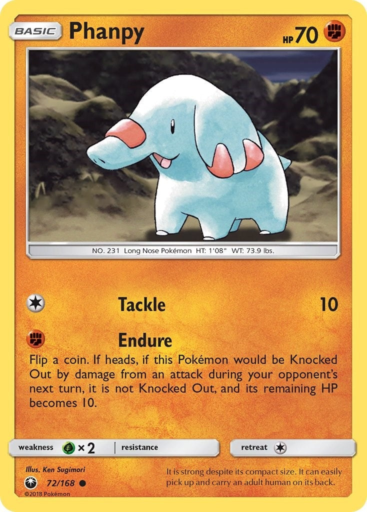 Image for Phanpy (SM - Celestial Storm) (72/168) - Pokemon
