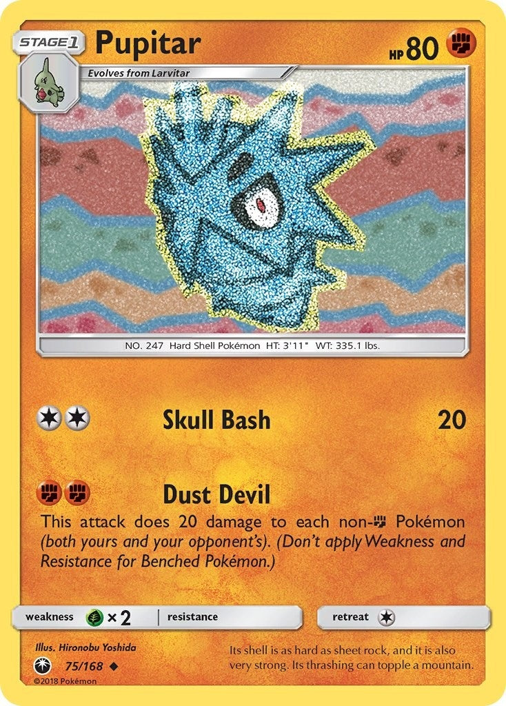 Image for Pupitar (SM - Celestial Storm) (75/168) - Pokemon