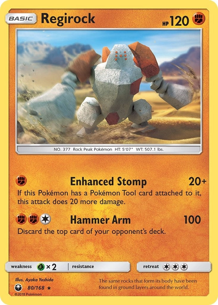 Image for Regirock (SM - Celestial Storm) (80/168) - Pokemon