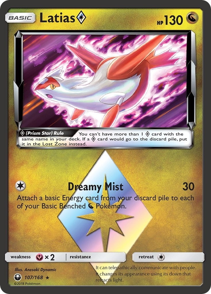 Image for Latias Prism Star (SM - Celestial Storm) (107/168) - Pokemon