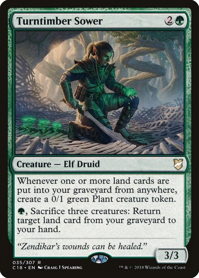 Image for Turntimber Sower (Commander 2018) (35) - Magic: The Gathering
