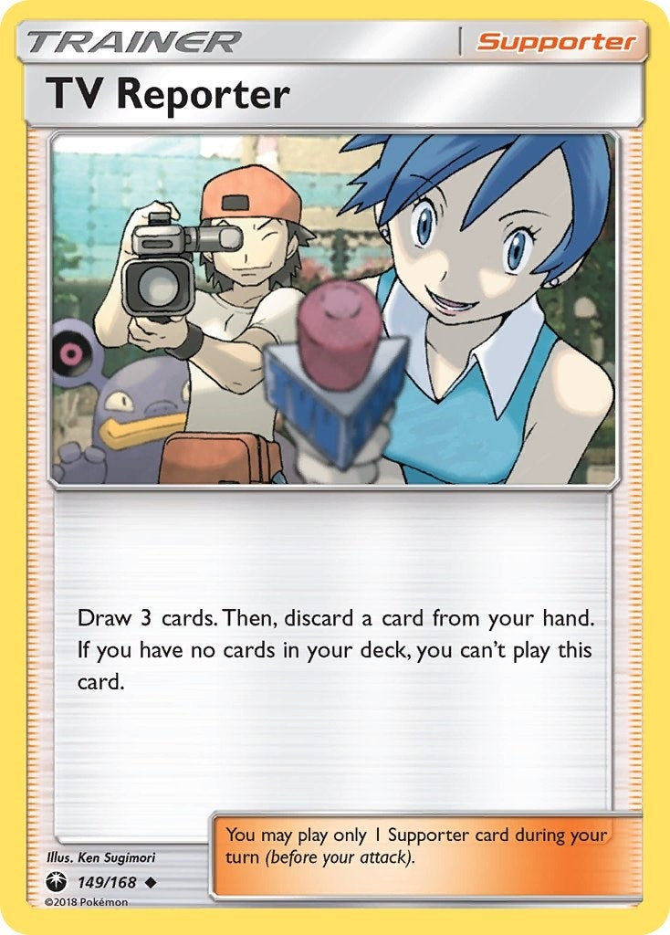 Image for TV Reporter (SM - Celestial Storm) (149/168) - Pokemon