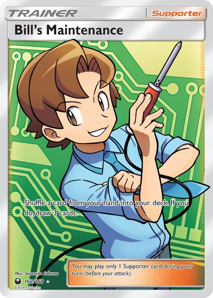 Image for Bill's Maintenance (Full Art) (SM - Celestial Storm) (162/168) - Pokemon