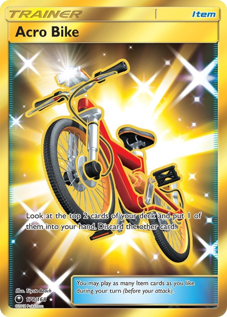 Image for Acro Bike (Secret) (SM - Celestial Storm) (178/168) - Pokemon