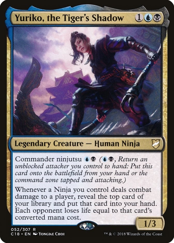 Image for Yuriko, the Tiger's Shadow (Commander 2018) (52) - Magic: The Gathering