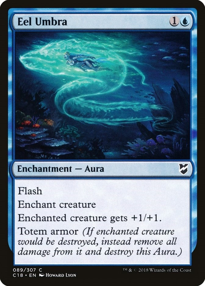 Image for Eel Umbra (Commander 2018) (89) - Magic: The Gathering