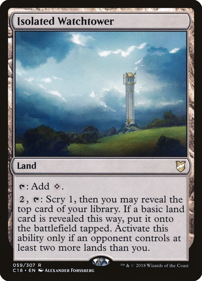 Image for Isolated Watchtower (Commander 2018) (59) - Magic: The Gathering