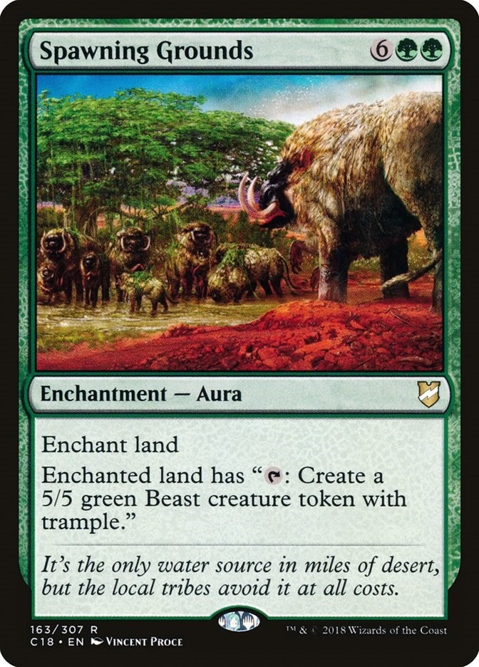 Image for Spawning Grounds (Commander 2018) (163) - Magic: The Gathering