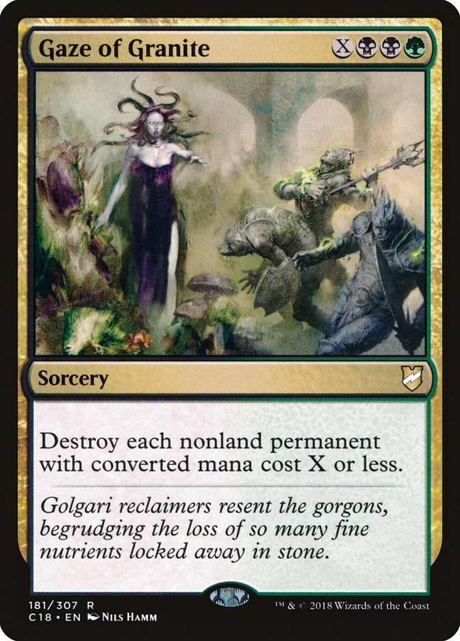 Image for Gaze of Granite (Commander 2018) (181) - Magic: The Gathering