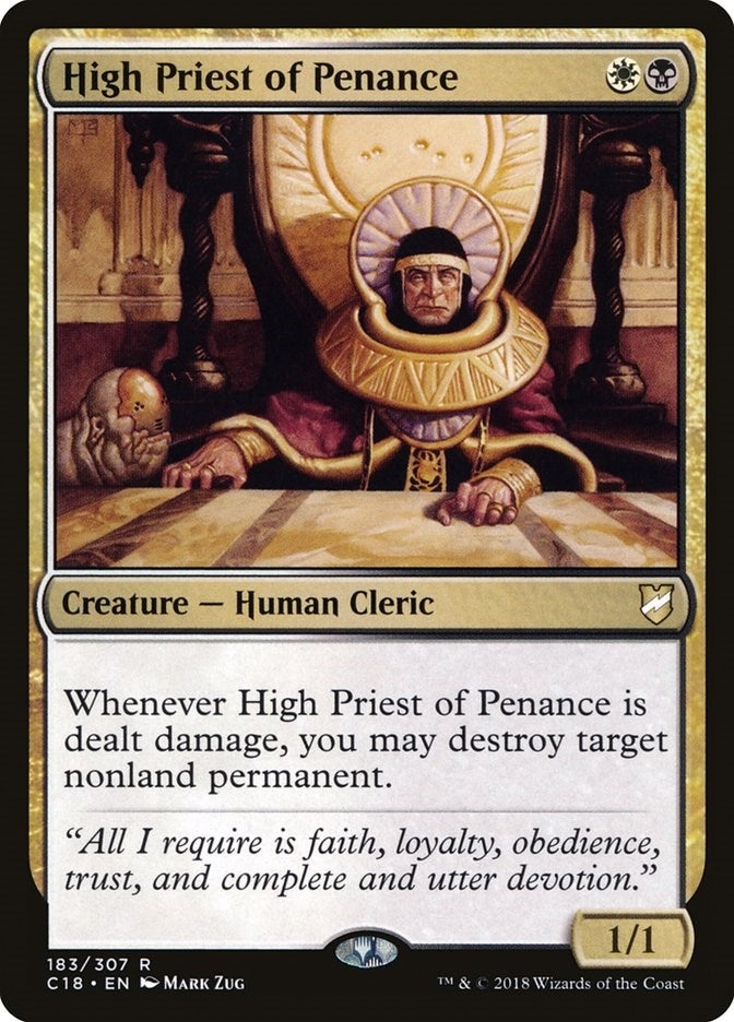 Image for High Priest of Penance (Commander 2018) (183) - Magic: The Gathering