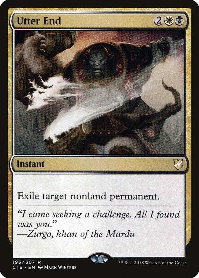 Image for Utter End (Commander 2018) (193) - Magic: The Gathering