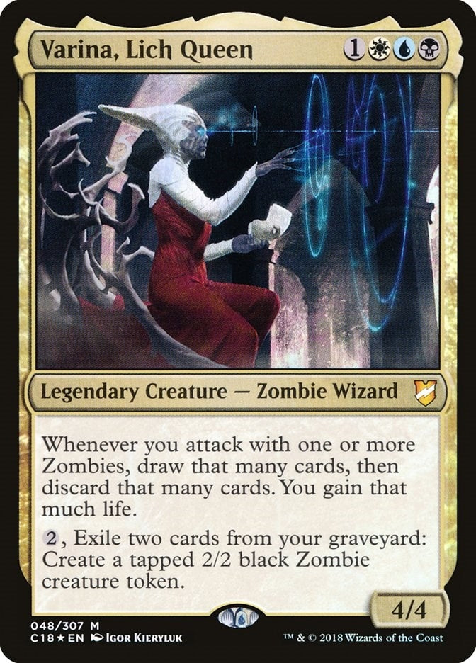 Image for Varina, Lich Queen (Commander 2018) (48) - Magic: The Gathering