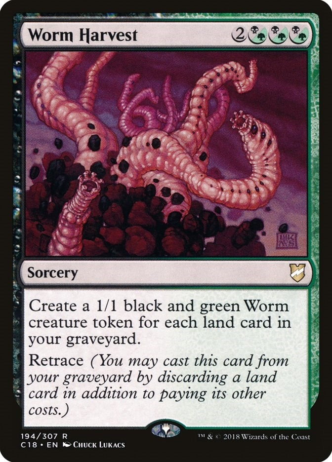 Image for Worm Harvest (Commander 2018) (194) - Magic: The Gathering