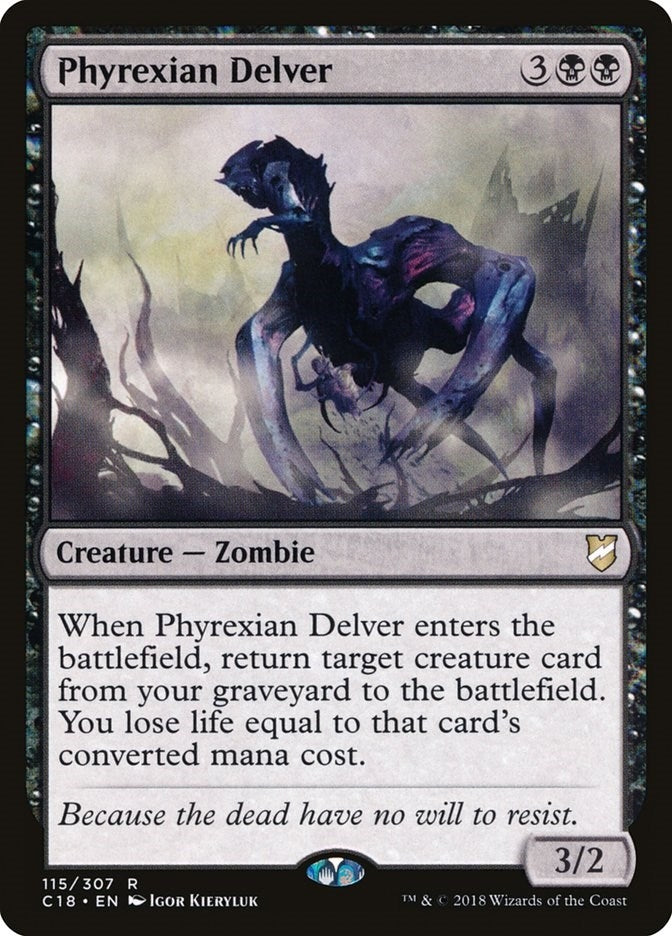Image for Phyrexian Delver (Commander 2018) (115) - Magic: The Gathering
