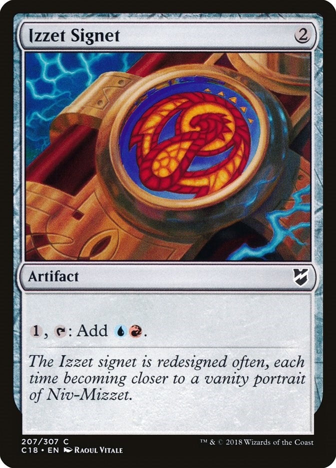 Image for Izzet Signet (Commander 2018) (207) - Magic: The Gathering