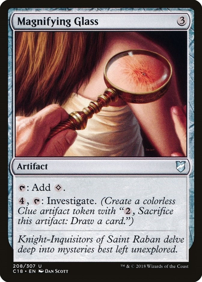 Image for Magnifying Glass (Commander 2018) (208) - Magic: The Gathering