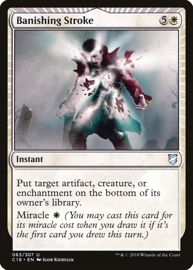 Image for Banishing Stroke (Commander 2018) (63) - Magic: The Gathering