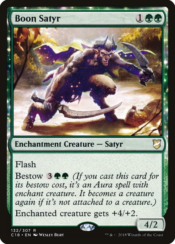 Image for Boon Satyr (Commander 2018) (132) - Magic: The Gathering