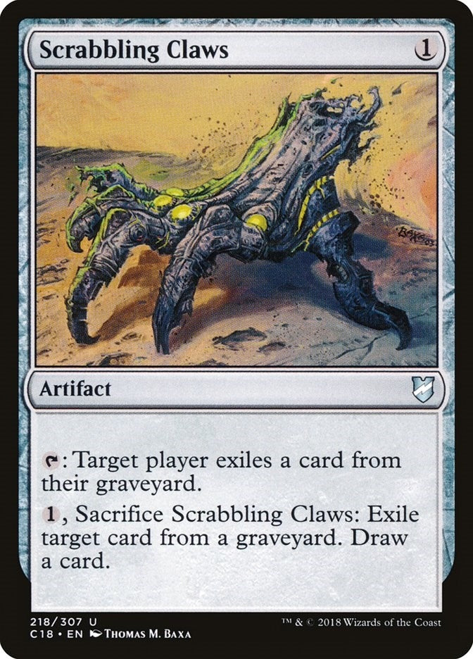 Image for Scrabbling Claws (Commander 2018) (218) - Magic: The Gathering
