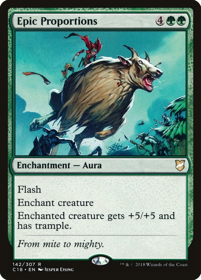 Image for Epic Proportions (Commander 2018) (142) - Magic: The Gathering