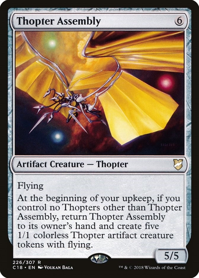 Image for Thopter Assembly (Commander 2018) (226) - Magic: The Gathering