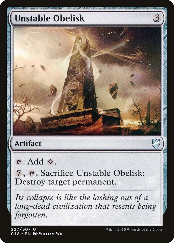 Image for Unstable Obelisk (Commander 2018) (227) - Magic: The Gathering