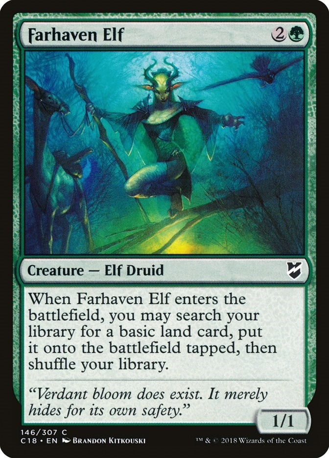 Image for Farhaven Elf (Commander 2018) (146) - Magic: The Gathering