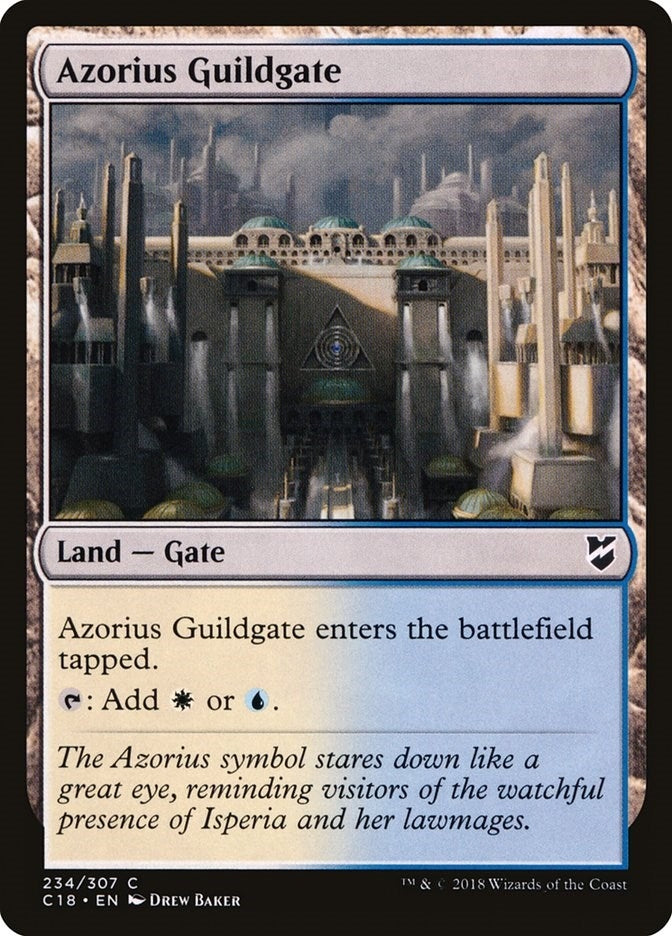 Image for Azorius Guildgate (Commander 2018) (234) - Magic: The Gathering