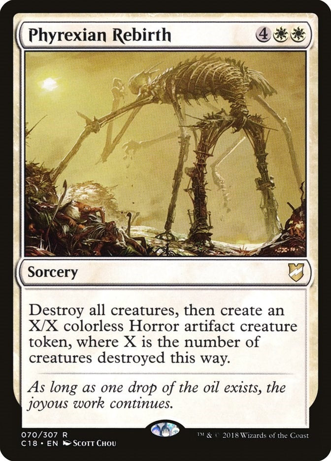 Image for Phyrexian Rebirth (Commander 2018) (70) - Magic: The Gathering