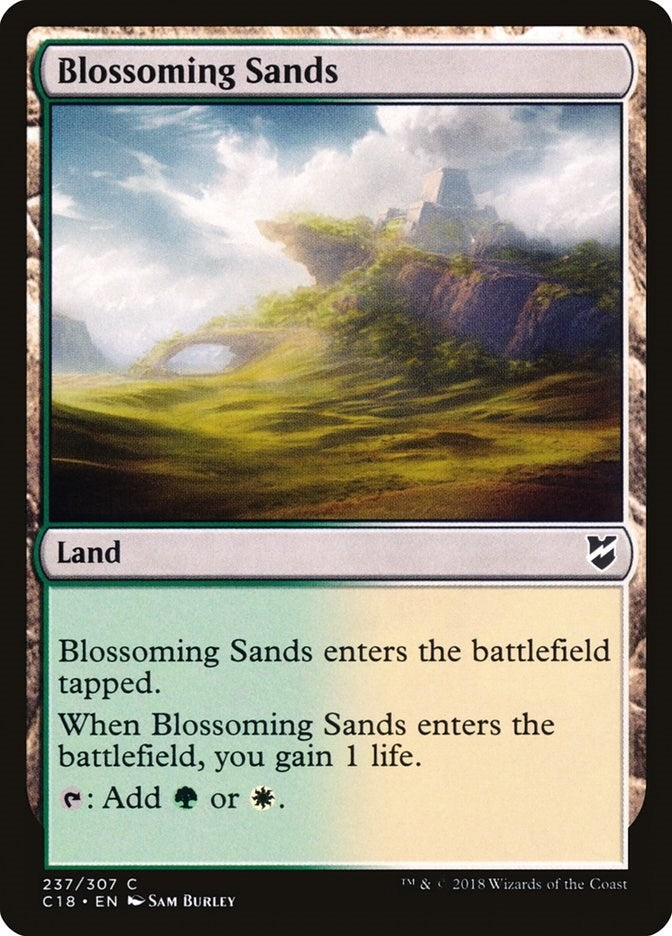 Image for Blossoming Sands (Commander 2018) (237) - Magic: The Gathering