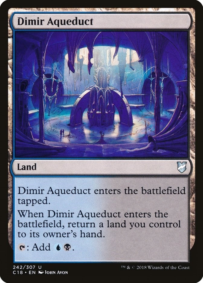 Image for Dimir Aqueduct (Commander 2018) (242) - Magic: The Gathering